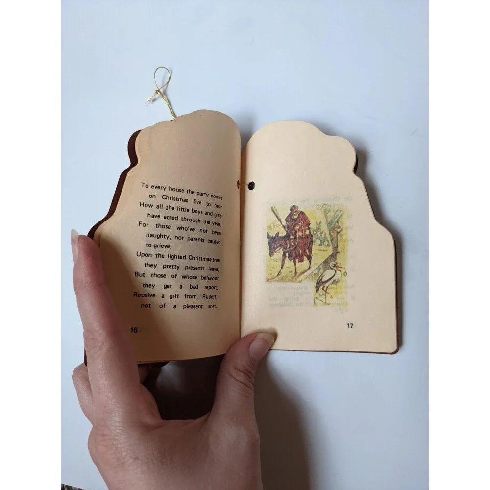 Vintage Victorian Santa Claus Mini‎ Book 23 Pgs. Christmas Ornaments 5